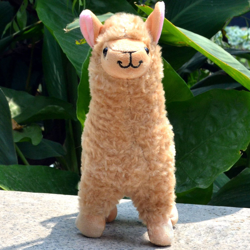 alpaca toy with real fur